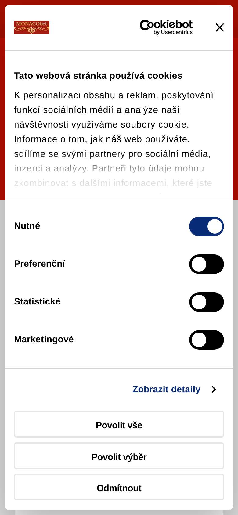 MonacoBet — akční stránka