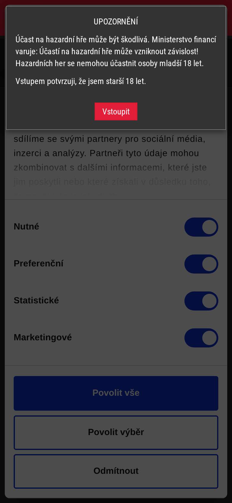 SynotTip — akční stránka